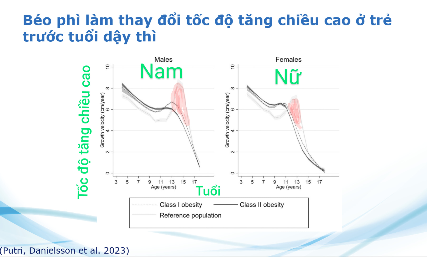 Béo phì trẻ em và chiều cao